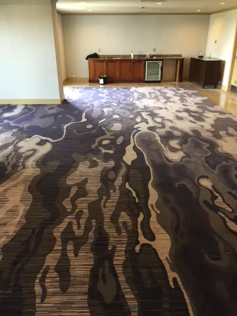 Marriott custom carpet and install